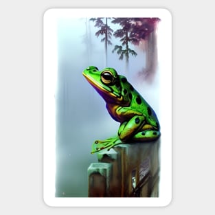 Frog Country Sticker